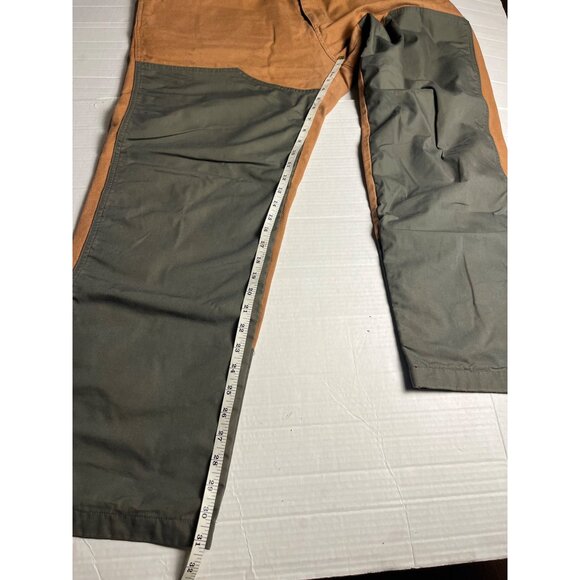 Vintage Browning Mens Canvas Brush Guard Hunting Pants 40/32 Brown/Green USA - Picture 10 of 12
